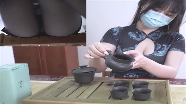 Onlyfans网红NANA老师の性感茶艺课：极品骚货湿身私教